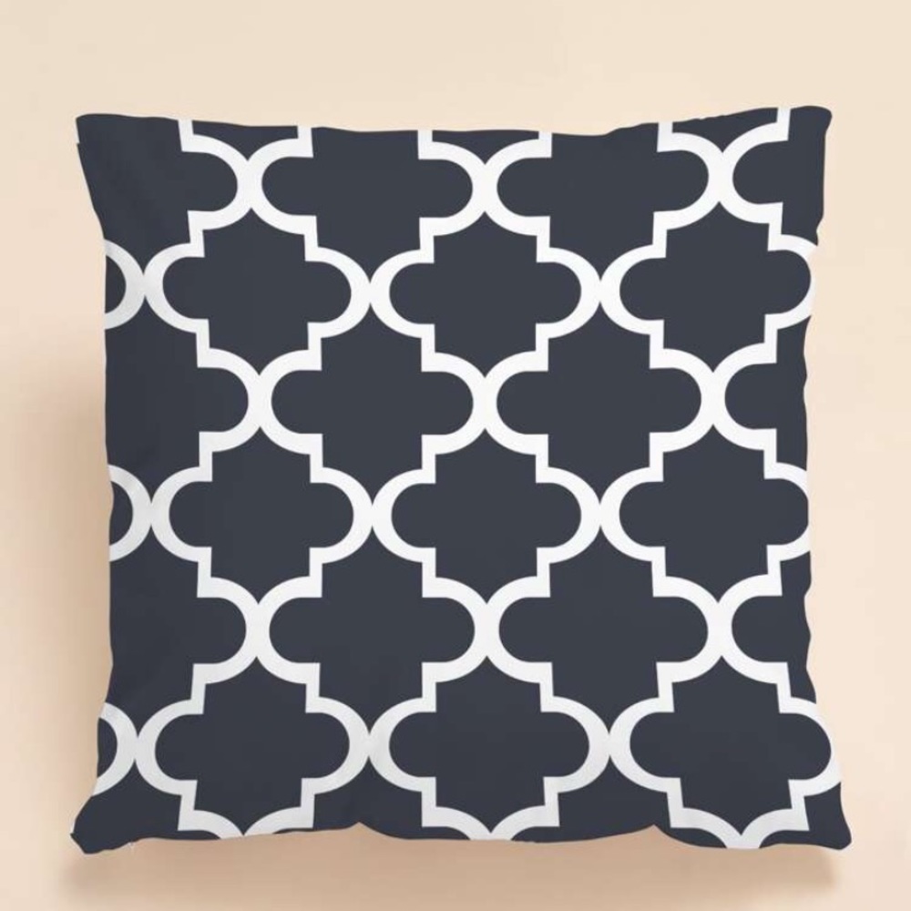 MorganHome Abstract Throw Pillow Cover in blue set of 2